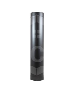 4" 1000mm Length Matt Black  BDW10004