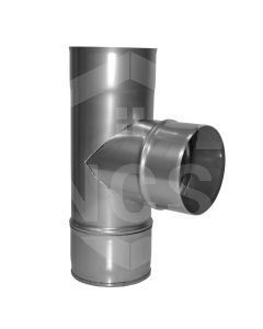 6" 90° With Cap (316 1mm)  SST9006