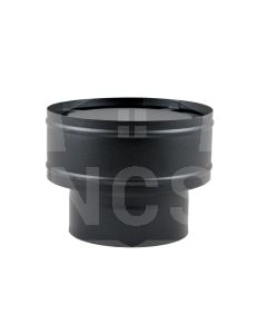 6" All Weather Cowl - Solid Fuel Mesh - Matt Black  BDWAWWM06