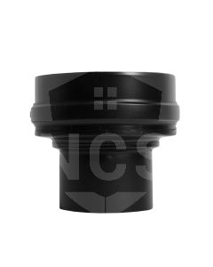 6" Continental Twin Wall Adaptor - Matt Black  BDWCAD06