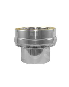 5" Twin Wall Female Boiler/Biomass Adaptor  DWBAF05