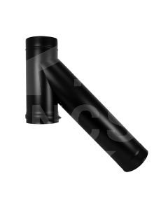 6" 45° Tee (Long Branch) Matt Black  BDWTLB4506G