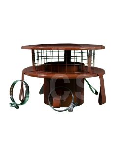 6" Mini Suspended Cowl - Terracotta  UFSCMT06