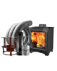 Birchley Wide 5KW Wood Stove Pack  BIRCHLEYPACK