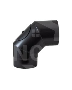 6" 90° Bend Stove Pipe With Cleaning Door  MSPB9006D