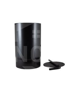 7" 250mm Length With Damper Stove Pipe  MSPDAMP07