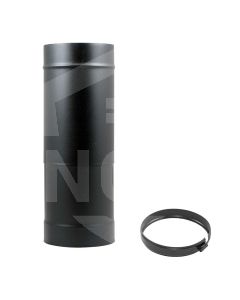 5" Twin Wall 400mm - 560mm Length-Matt Black  BDWAJ05