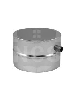 4" Tee Cap with Side Drain