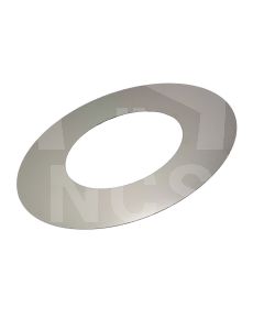 6" Twin Wall 45° Trim Collar-Stainless Steel  DWTC4506