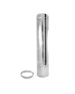 4" Twin Wall 1000mm Starter length-Stainless Steel