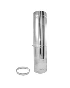 4" Twin Wall 560mm - 900mm Length-Stainless Steel