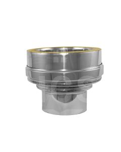 3" - 4" Twin Wall Increasing Adaptor-Stainless Steel