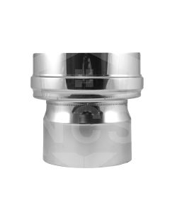 4" Flex to Twin Wall Adaptor-Stainless Steel