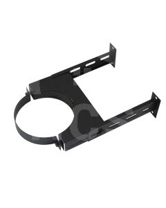 6" Twin Wall - Wall Band (250mm-350mm)-Matt Black  BDWWB406