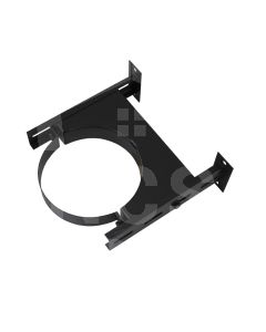 6" Twin Wall - Wall Band (50mm-150mm)-Matt Black  BDWWB206