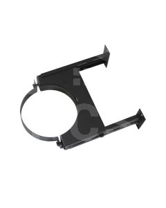 4" Wall Band Adjustable 150mm-250mm Matt Black  BDWWB304