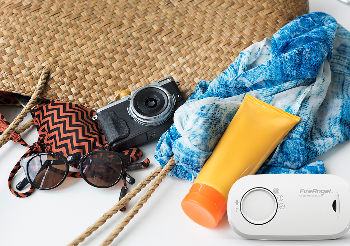 Holiday essentials including a carbon monoxide detector
